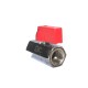 Brass Ball Valve Mini Zinc Plated Screwed Female